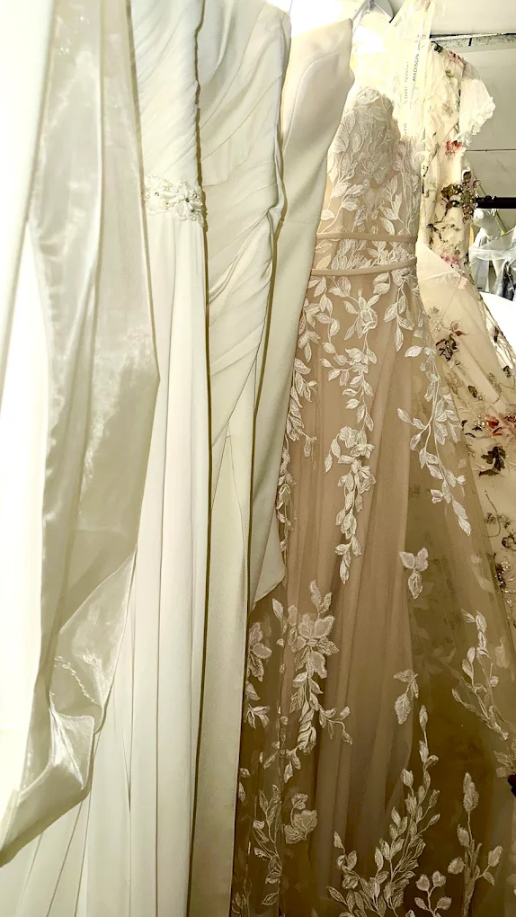Wedding and occasion dresses at Perfecta Cleaners