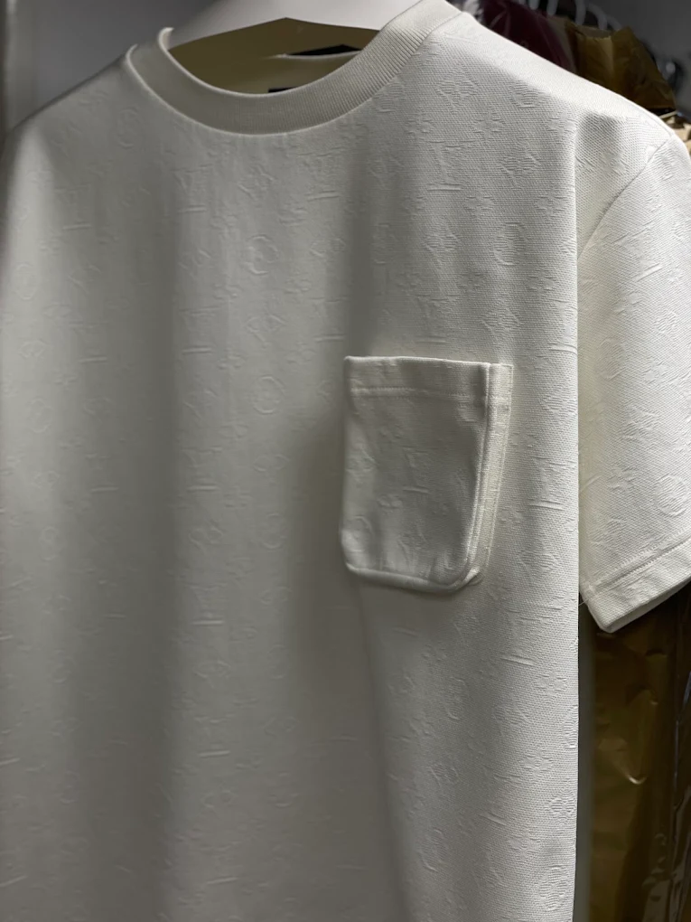White premium textured shirt at Perfecta Cleaners